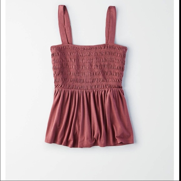 Pink babydoll tank from American Eagle - Picture 1 of 2